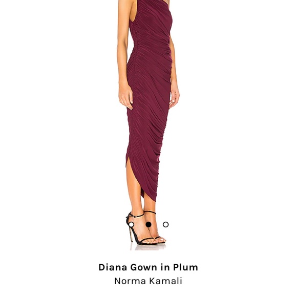 Diana Gown in Plum - Picture 2 of 5